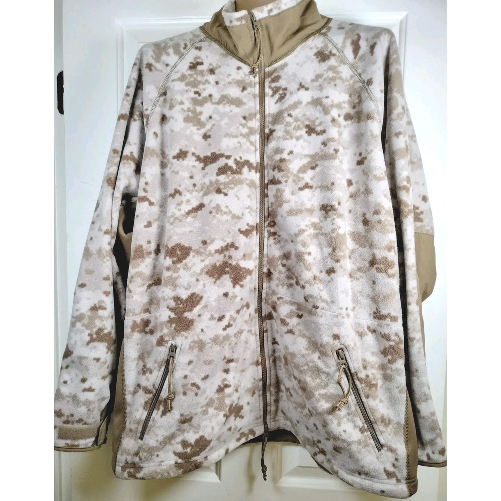USMC Desert MARPAT Fleece Jacket Polartec Peckham Digital Camo Large Regular L
